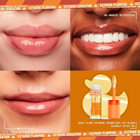 NYX Duck Plump High Pigment Plumping Lip Gloss 01 Clearly Spicy