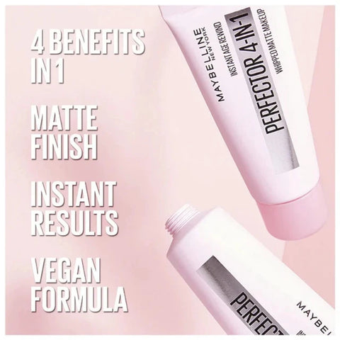 Maybelline Perfector 4-In-1 Whipped Matte Makeup 02 Light Medium 30ml