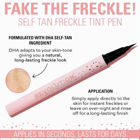 Revolution Fake The Freckle Self Tan Freckle Tint Pen Brown