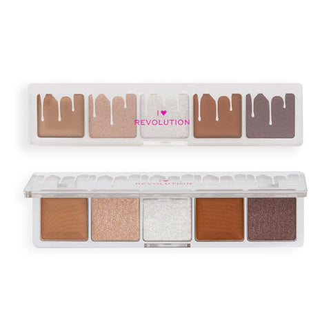 Revolution Mini Chocolate Eyeshadow Palette White Vanilla Cream