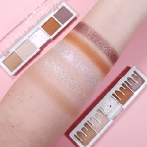 Revolution Mini Chocolate Eyeshadow Palette White Vanilla Cream