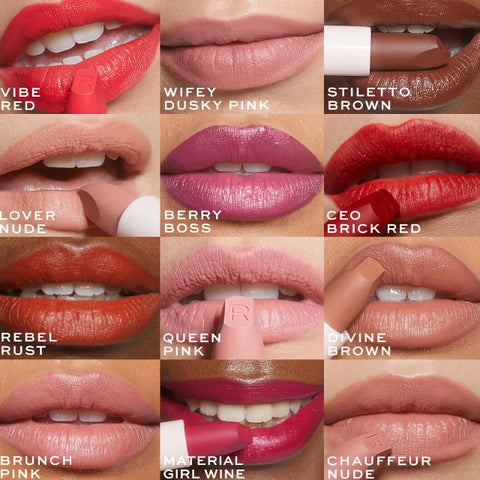 Revolution Lip Allure Soft Satin Lipstick Vibe Red
