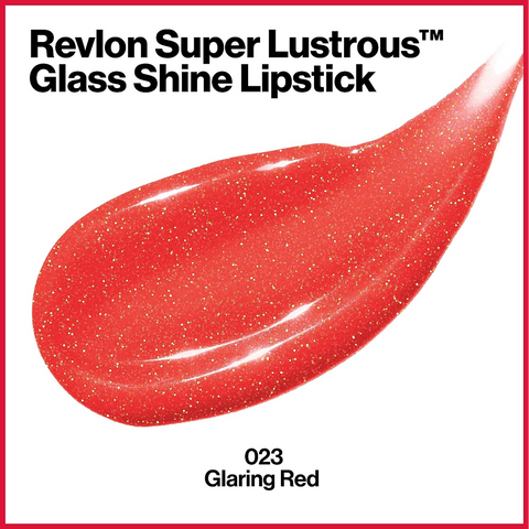 Revlon Super Lustrous Glass Shine Lipstick 023 Glaring Red