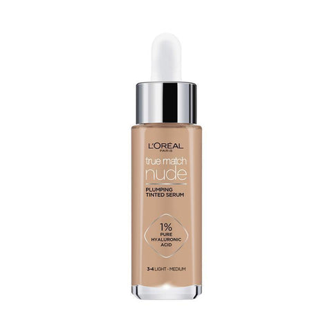 L’Oreal Paris True Match Nude Plumping Serum 3-4 Light Medium