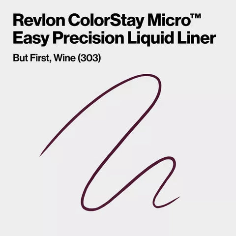 Revlon ColorStay Micro Easy Precision Liquid Liner 303 But First, Wine