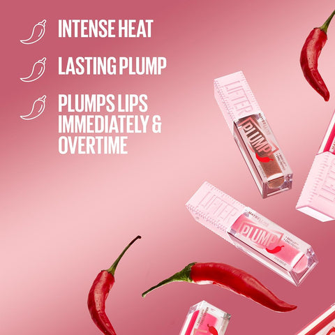 Maybelline Lifter Plump Lip Gloss 004 Red Flag