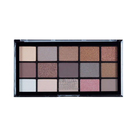 MUA 15 Shade Eyeshadow Palette Heavenly Neutral