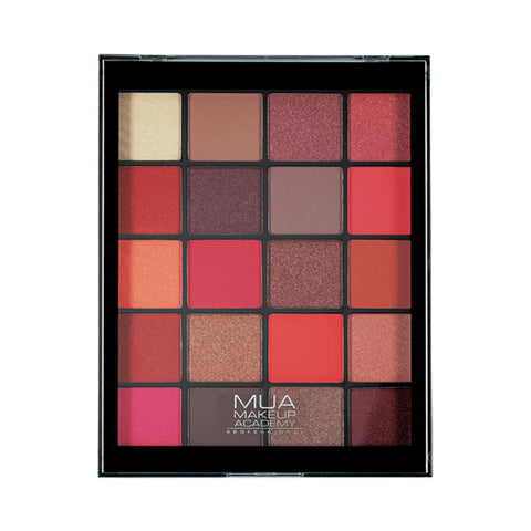 MUA 20 Shade Eyeshadow Palette Flame Thrower