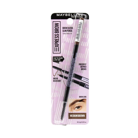 Maybelline Express Brow Ultra Slim Eyebrow Pencil Medium Brown