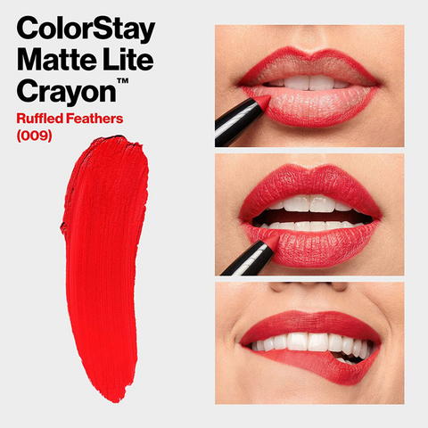 Revlon ColorStay Matte Lite Crayon 009 Ruffled Feathers