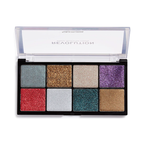 Revolution Pressed Glitter Eyeshadow Palette Posessed