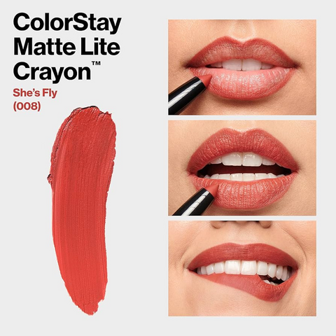 Revlon ColorStay Matte Lite Crayon 008 She's Fly