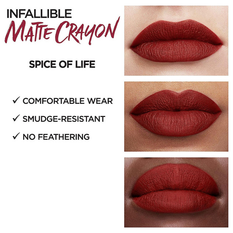 L'Oreal Matte Lip Crayon 507 Spice Of Life