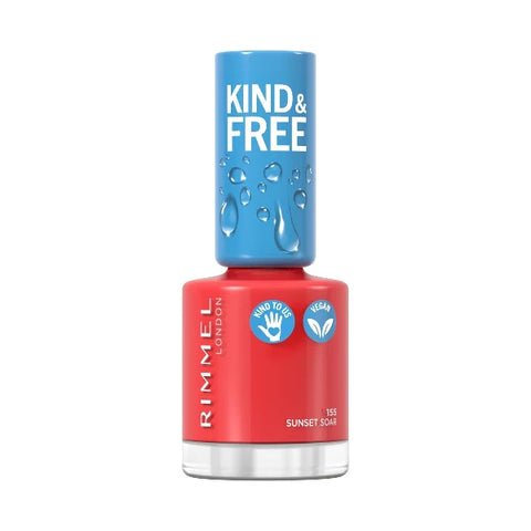 Rimmel Kind & Free Nail Enamel - 155 Sunset Soar 8ml