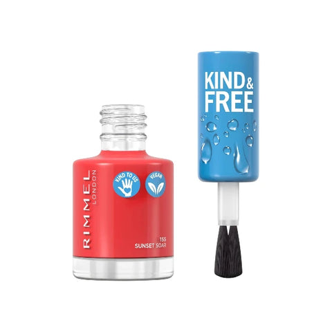 Rimmel Kind & Free Nail Enamel - 155 Sunset Soar 8ml