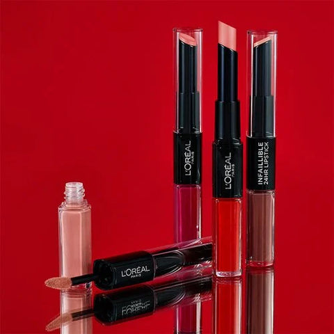 L'Oreal Infallible 2 Step Lip Color 701 Captivated By Cerise