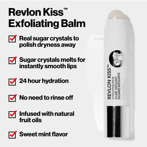 Revlon Kiss Exfoliating Lip Balm Sugar Mint