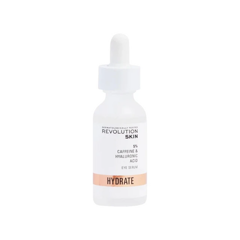 Revolution Skin Eye Serum Hydrate 5% Caffeine & Hyaluronic Acid 30ml