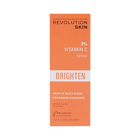Revolution Skin Brighten 3% Vitamin C Serum 30ml