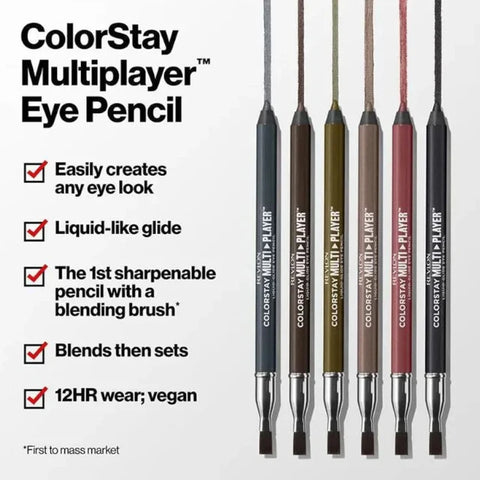Revlon ColorStay Multiplayer Liquid-Glide Eye Pencil 401 Checkmate