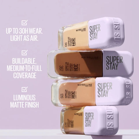 Maybelline SuperStay Lumi-Matte Longwear 30H Foundation 115