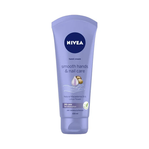 Nivea Smooth Hands & Nail Care Hand Cream 100ml