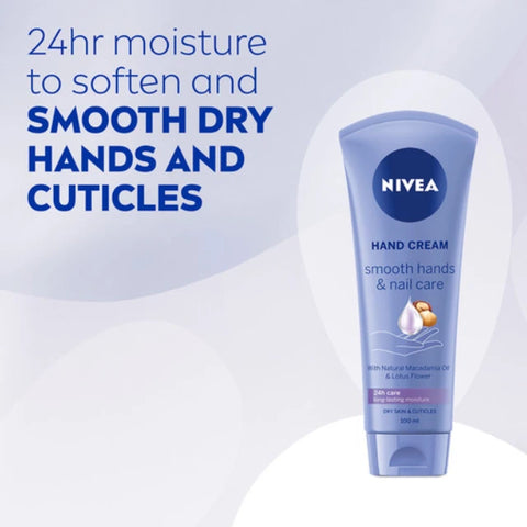 Nivea Smooth Hands & Nail Care Hand Cream 100ml