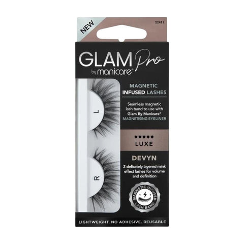 Glam By Manicare Pro Magnetic Infused Luxe Lashes Devyn