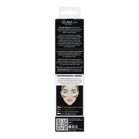Glam By Manicare Pro F1 Professional Series Foundation Brush