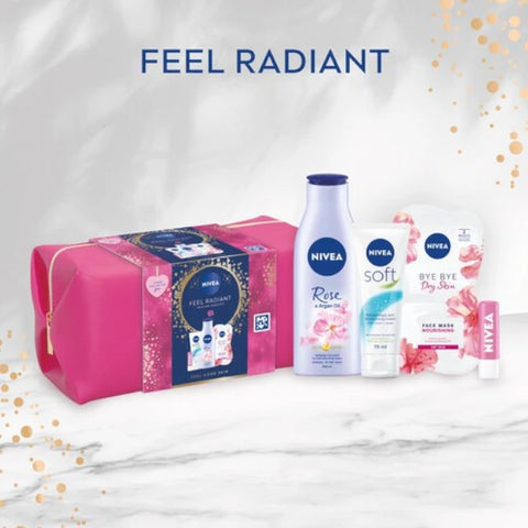 Nivea Feel Radiant Gift Set 6pc