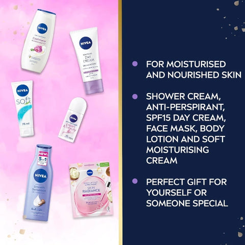 Nivea Feel Pampered Gift Set 6pc