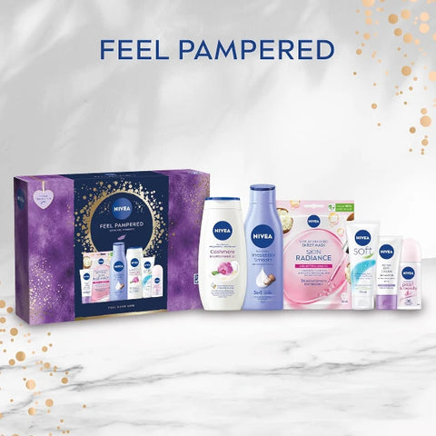 Nivea Feel Pampered Gift Set 6pc