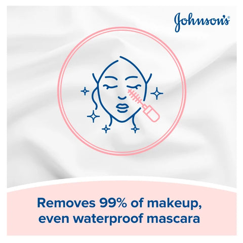 Johnson's Make-Up Be Gone Cleansing Wipes 25pk