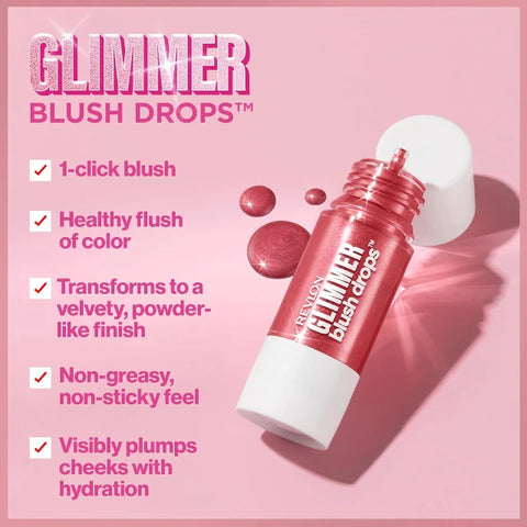 Revlon Glimmer Blush Drops 101 Coralicious