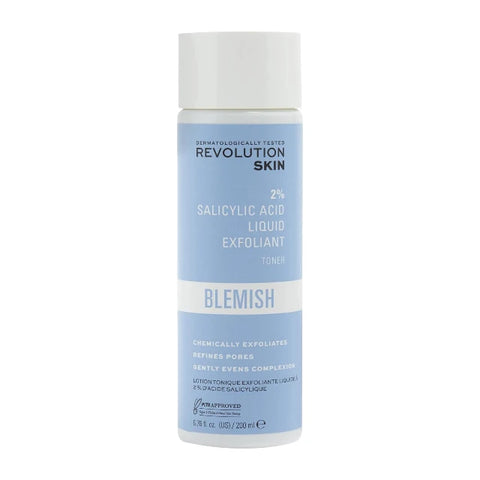 Revolution Skin Blemish 2% Salicylic Acid Liquid Exfoliant Toner 200ml
