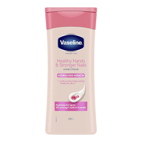 Vaseline Healthy Hands Stronger Nails Hand Cream 200ml