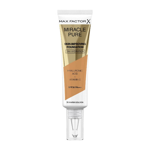 Max Factor Miracle Pure Skin-Improving Foundation 76 Warm Golden