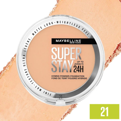 Maybelline SuperStay 24H Hybrid Powder-Foundation 21 Nude Beige
