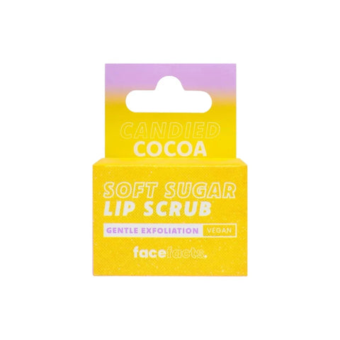 Face Facts Soft Sugar Lip Scrub Candied Cocoa 10g