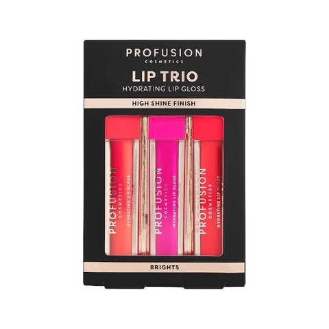 ProFusion Hydrating Lip Gloss Lip Trio Brights