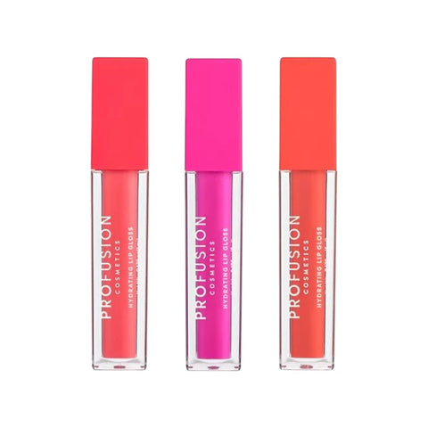 ProFusion Hydrating Lip Gloss Lip Trio Brights