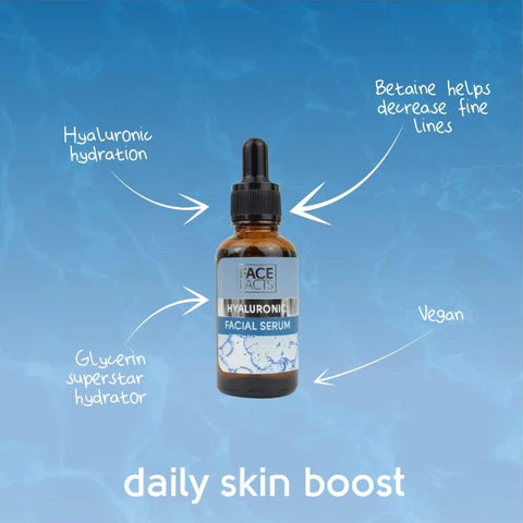 Face Facts Hyaluronic Facial Serum 30ml