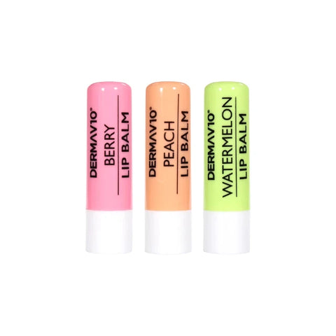Derma V10 Tropical Lip Balm Trio