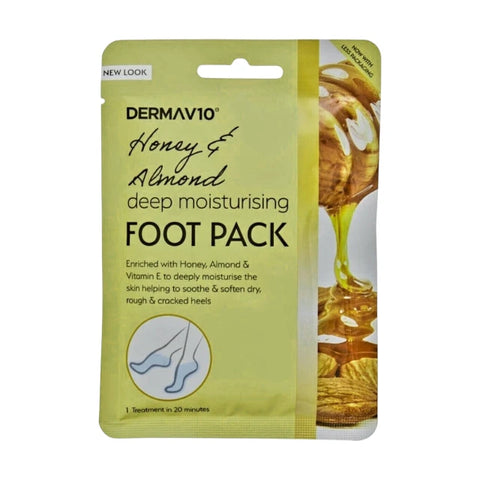 Derma V10 Honey & Almond Foot Pack