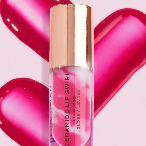 Revolution Ceramide Lip Swirl Lip Gloss Berry Pink