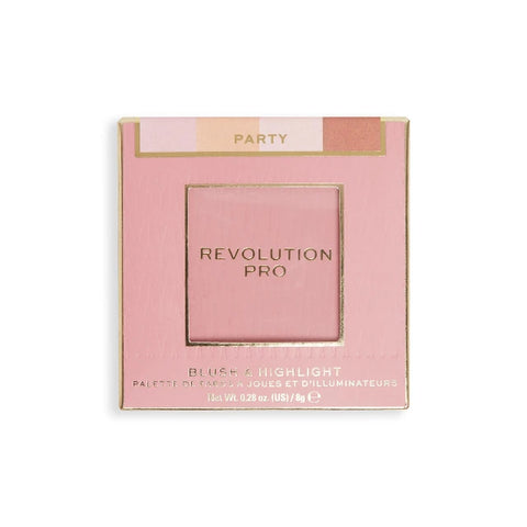 Revolution Pro Blush & Highlight Palette Party