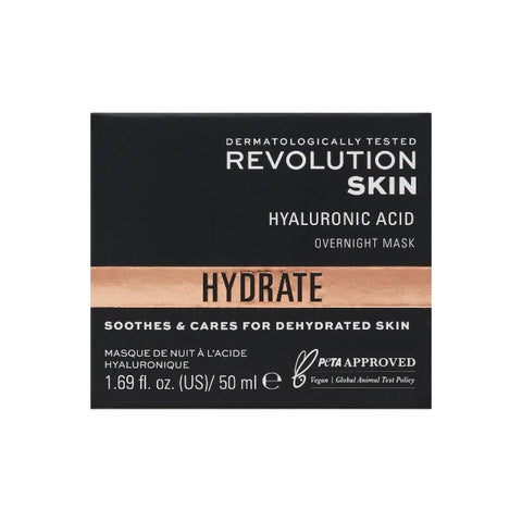 Revolution Skin Hydrate Hyaluronic Acid Overnight Mask 50ml