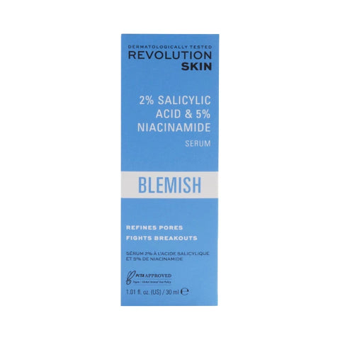 Revolution Skin Salicylic Acid & Niacinamide Blemish Serum 30ml