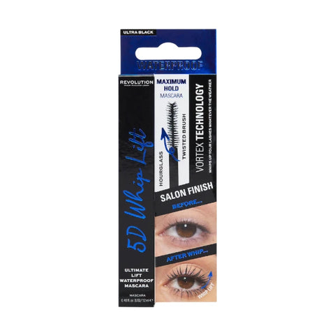 Revolution 5D Whip Lift Ultimate Lift Waterproof Mascara Ultra Black