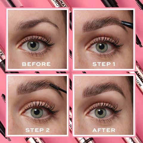 Revolution Laminate Brow Duo Medium Brown